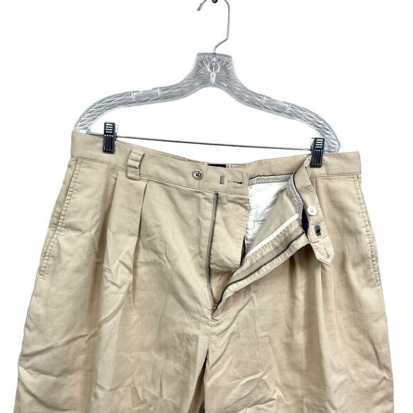 Callaway Golf Apparel by Nordstrom Shorts Pleated Front Pockets Zip Tan Men‎ 38 - Picture 4 of 8